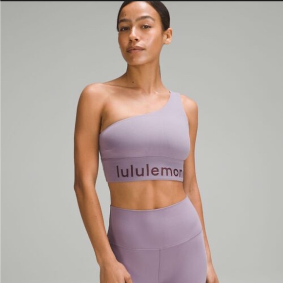 lululemon athletica Asymmetrical Sports Bra C/D- purple ash - Picture 1 of 4